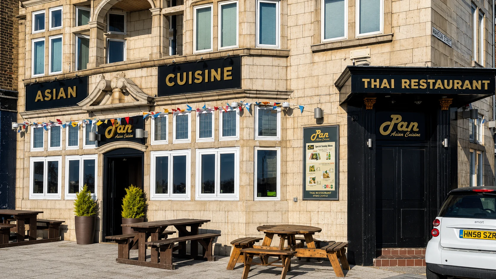 The Pan Asian Cuisine restaurant exterior